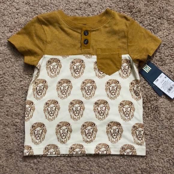 Lion Print T Shirt - Picture 1 of 5